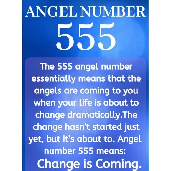 NWT SPIRITUAL YELLOW GOLD PLATED 555 ANGEL NUMBER NECKLACE, GIFT, PRESENT - Picture 2 of 13